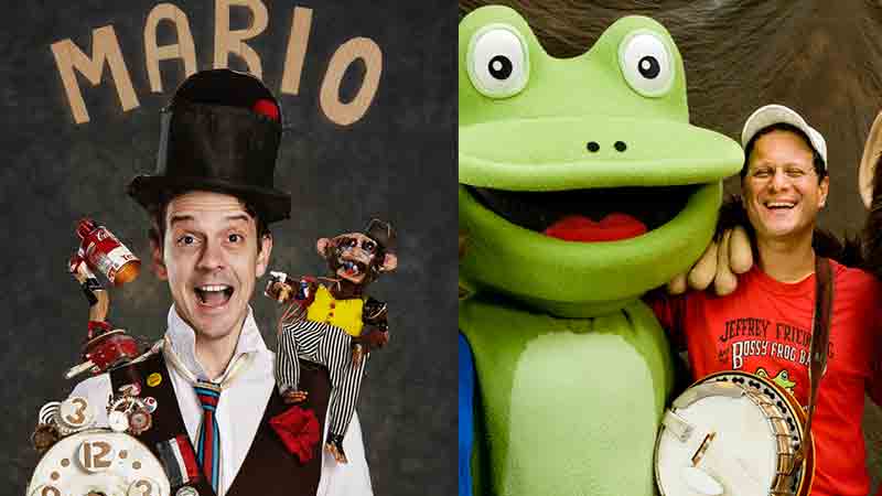 Mario The Maker Magician and The Bossy Frog Band