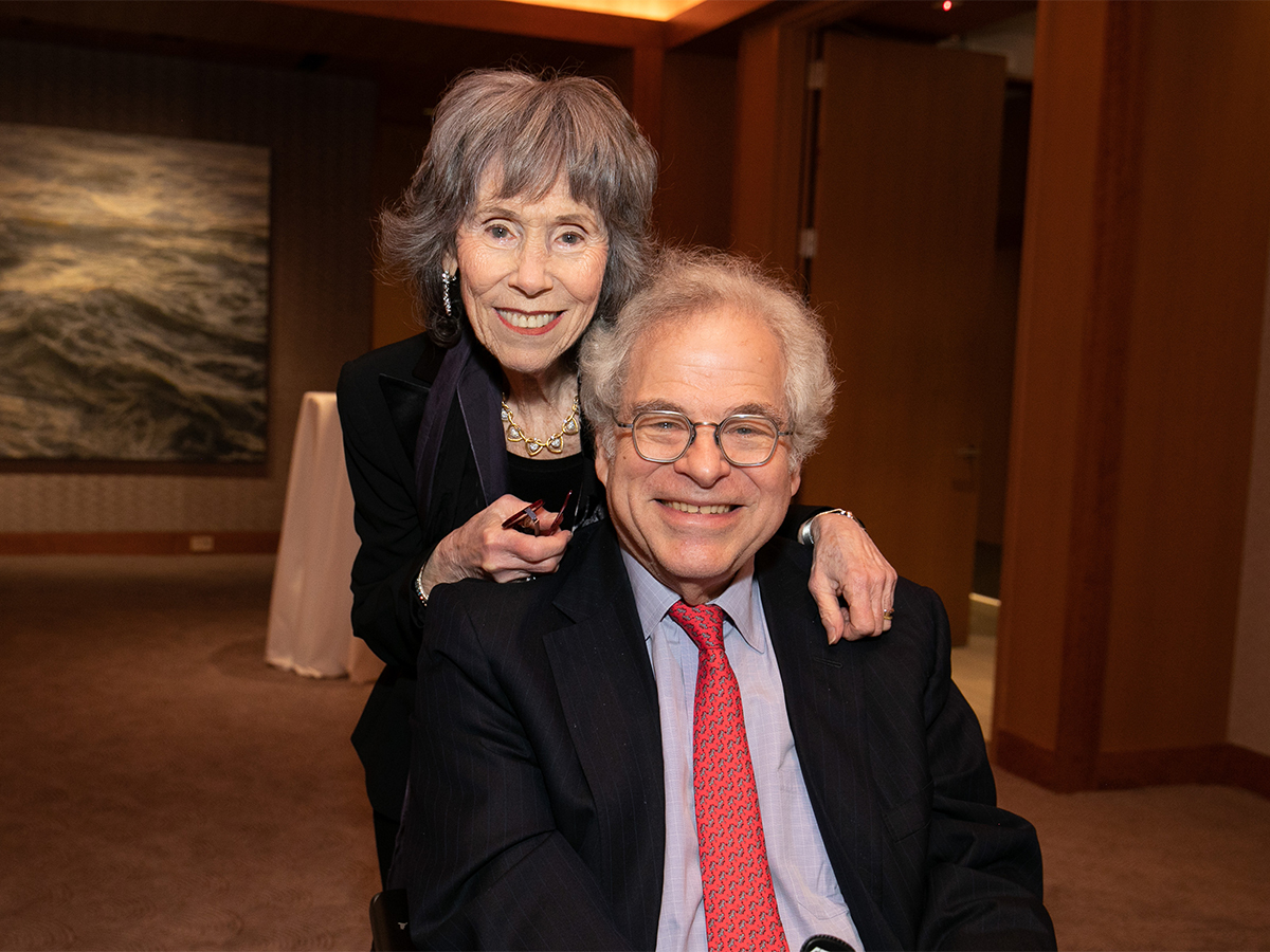Itzhak & Toby Perlman At Home With Friends